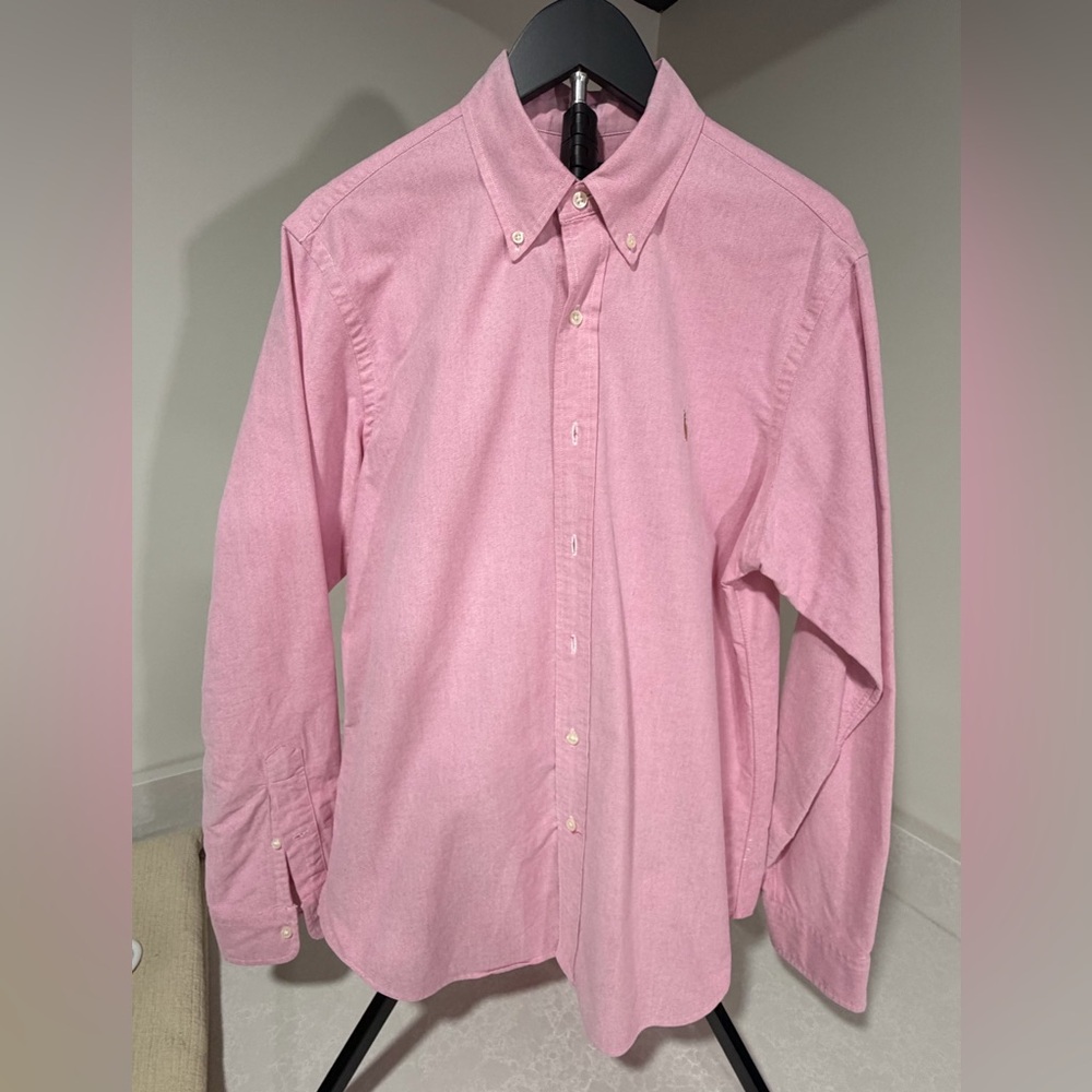 Ralph Lauren Oxford Button-Down Collar Shirt in Rose